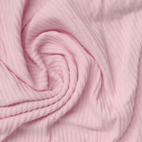 Viscose Stretch Rib Knit Fabric, 291 gsm, 134 cm — Pink — photo 2