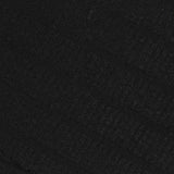 Striped Polyester Viscose Stretch Crepe Fabric, 210 gsm, 157 cm — Black — photo 2