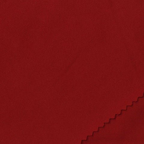 Polyester Stretch Sateen Fabric, 216 gsm, 162 cm — Red