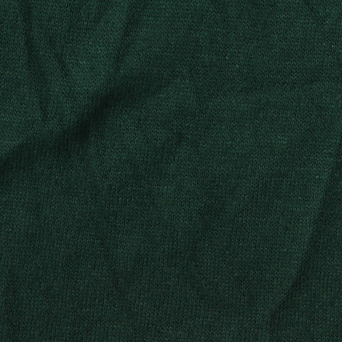 Viscose Polyester Stretch Chunky Knit Fabric, 195 gsm, 155 cm — Green, ref EF-259721