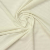 Polyester Stretch Birdseye Knit Fabric, 140 gsm, 160 cm — Beige — photo 2