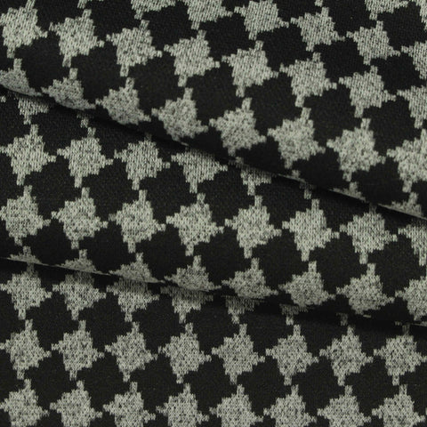 Dark Grey Marl Jacquard, Polyester, 280 gsm
