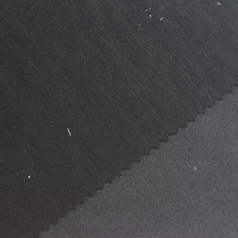Viscose Polyester Stretch Scuba Knit Fabric, 260 gsm, 155 cm — Grey, ref EF-273341