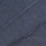 Dark Blue Marl Rib Knit, Viscose-Acrylic — photo 2