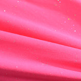 Pink Glitter-Dot Jersey Knit, Cotton — photo 2