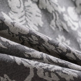 Grey Tone-on-Tone Floral Jacquard, Poly-Cotton — photo 2