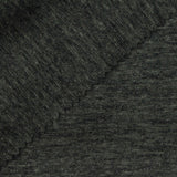 Dark Grey Marl Rib Knit, Poly-Cotton — photo 2