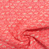 Jacquard Polyester Viscose Knit Fabric, 243 gsm, 157 cm — Red — photo 2