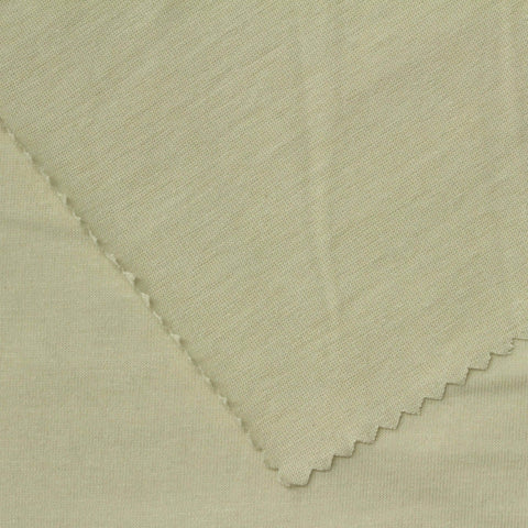 Cotton Polyester Jersey Knit Fabric, 140 gsm, 150 cm — Khaki