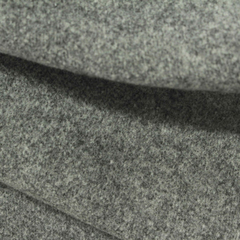 Grey Marl Interlock Knit, Polyester, 440 gsm