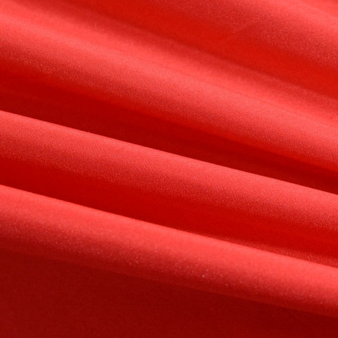 100% Polyester Woven Fabric, 56 gsm, 150 cm — Red