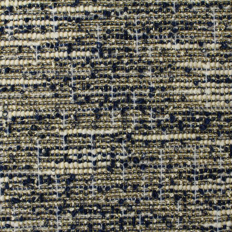 Polyester Cotton Metallic Chunky Knit Fabric, 195 gsm, 160 cm — Brown, ref EF-203697