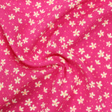 White Flowers Woven, Viscose — photo 2