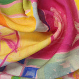 Pink Abstract Woven, Viscose-Linen — photo 2