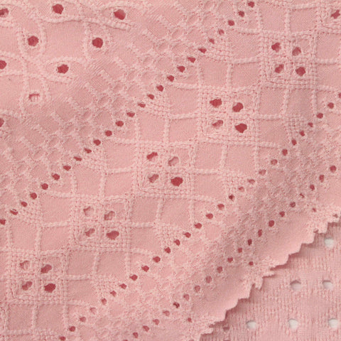 Light Pink Diamond Jacquard, Polyester