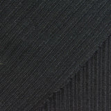 Brushed Polyester Stretch Chunky Knit Fabric, 195 gsm, 150 cm — Black — photo 2