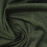Dark Green Heathered-Marl Jersey Knit, Polyester — photo 2
