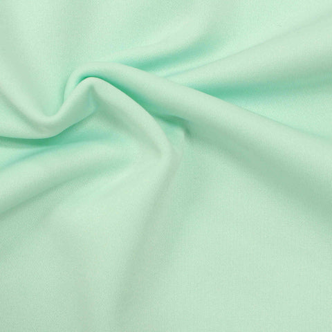 Polyester Stretch Jersey Knit Fabric, 235 gsm, 147 cm — Green, ref EF-212769