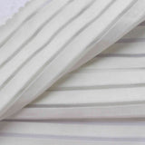 White Stripe Interlock Knit — photo 2