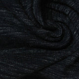 Dark Grey Marl Rib Knit, Cotton — photo 2