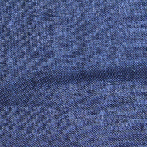 Dark Blue Heathered-Marl Woven, Linen