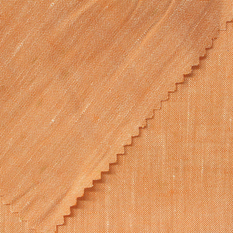 Orange Marl Woven, Linen-Tencel Lyocell