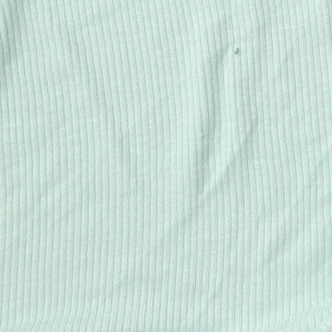 Pale Mint Ribbed Rib Knit, Viscose