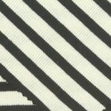 Dark Grey Horizontal-Stripe Rib Knit, Cotton — photo 2