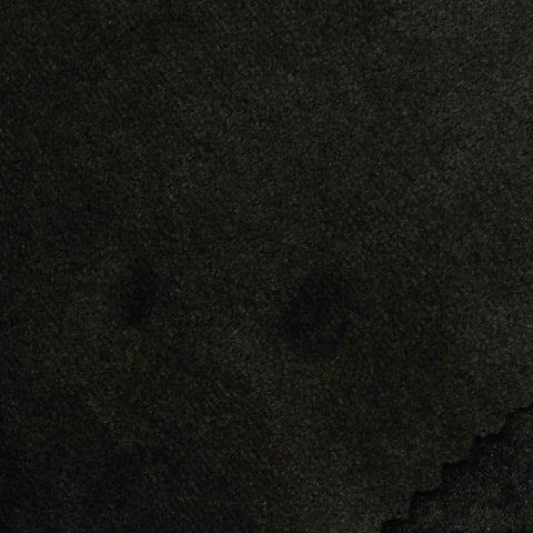 Polyester Stretch Velvet Fabric, 516 gsm, 160 cm — Black