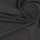 Polyester Stretch Linen-Look Fabric, 250 gsm, 162 cm — Grey — photo 2