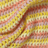 Yellow Horizontal-Stripe Jacquard, Polyester — photo 2