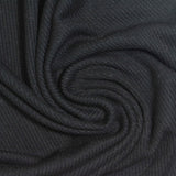 Viscose Stretch Rib Knit Fabric, 260 gsm, 130 cm — Grey — photo 2