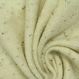 Light Yellow Marl French Terry, Cotton-Poly — photo 2