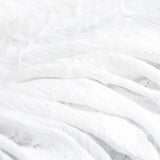 White Tone-on-Tone Floral Crepe, Viscose — photo 2