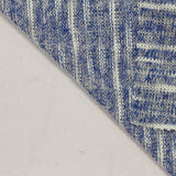 Blue Marled-Stripe Chunky Knit, Poly-Viscose — photo 2