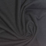 Polyester Cotton Jersey Knit Fabric, 140 gsm, 160 cm — Black — photo 2