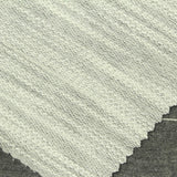 Light Grey Horizontal-Stripe French Terry, Poly-Viscose — photo 2