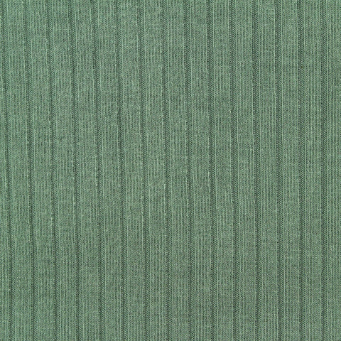 Sage Ribbed Rib Knit, Viscose