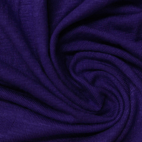 Viscose Stretch Jersey Knit Fabric, 157 gsm, 170 cm — Purple