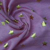 Gold Stars Knit, Cotton-Poly — photo 2