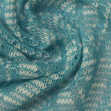 Light Blue Marl Chunky Knit, Polyester — photo 2