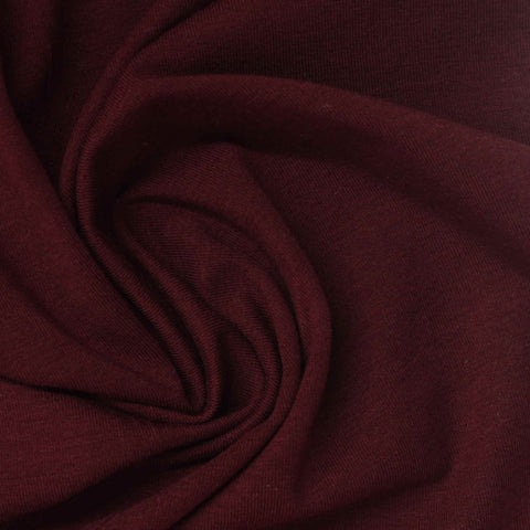 Cotton Viscose Stretch Jersey Knit Fabric, 200 gsm, 160 cm — Red