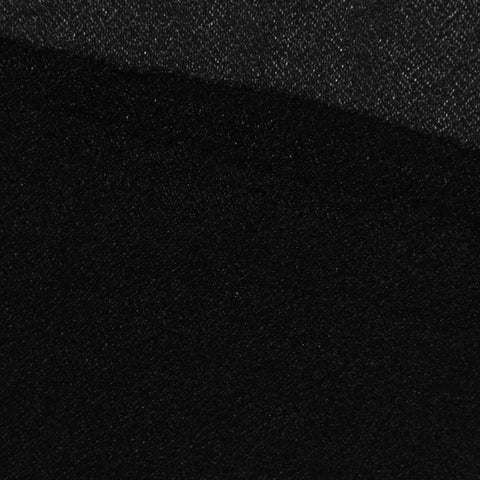100% Polyester Knit Fabric, 100 gsm, 125 cm — Black