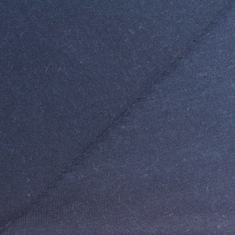Navy Marl Jersey Knit, Poly-Cotton, 150 gsm