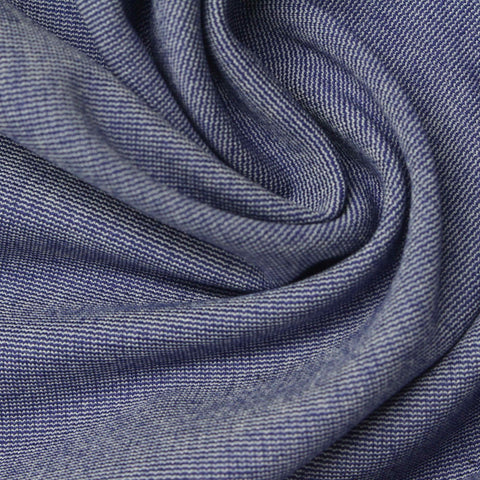 Blue Marl Ponte Knit, Poly-Viscose