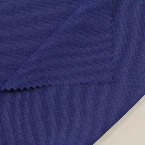 Polyester Stretch Ponte Knit Fabric, 190 gsm — Navy