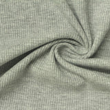 Grey Marl Rib Knit, Viscose — photo 2