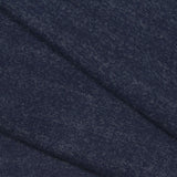 Dark Blue Marl Scuba Knit, Poly-Cotton — photo 2