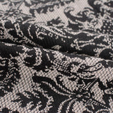 Floral Polyester Cotton Woven Fabric, 260 gsm, 148 cm — Grey — photo 2