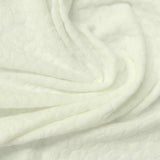 Jacquard Polyester Stretch Pointelle Knit Fabric, 350 gsm, 160 cm — Beige — photo 2